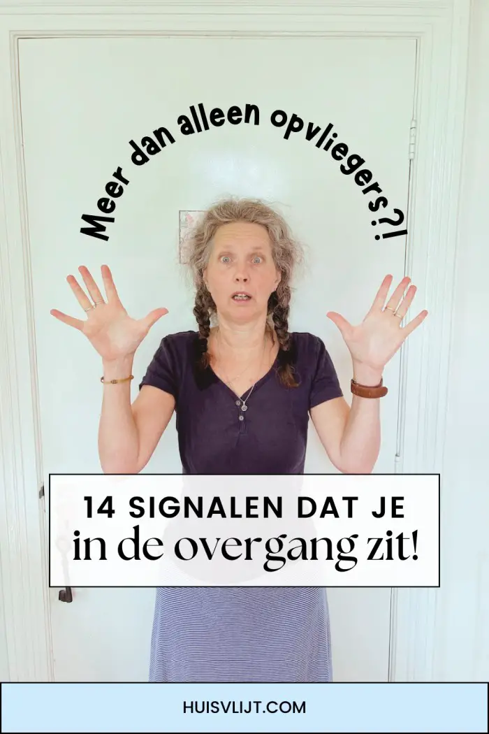 signalen dat je in de overgang zit