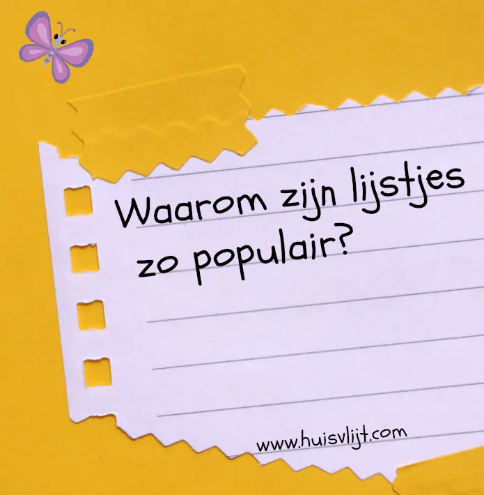 Waarom zijn lijstjes zo populair?