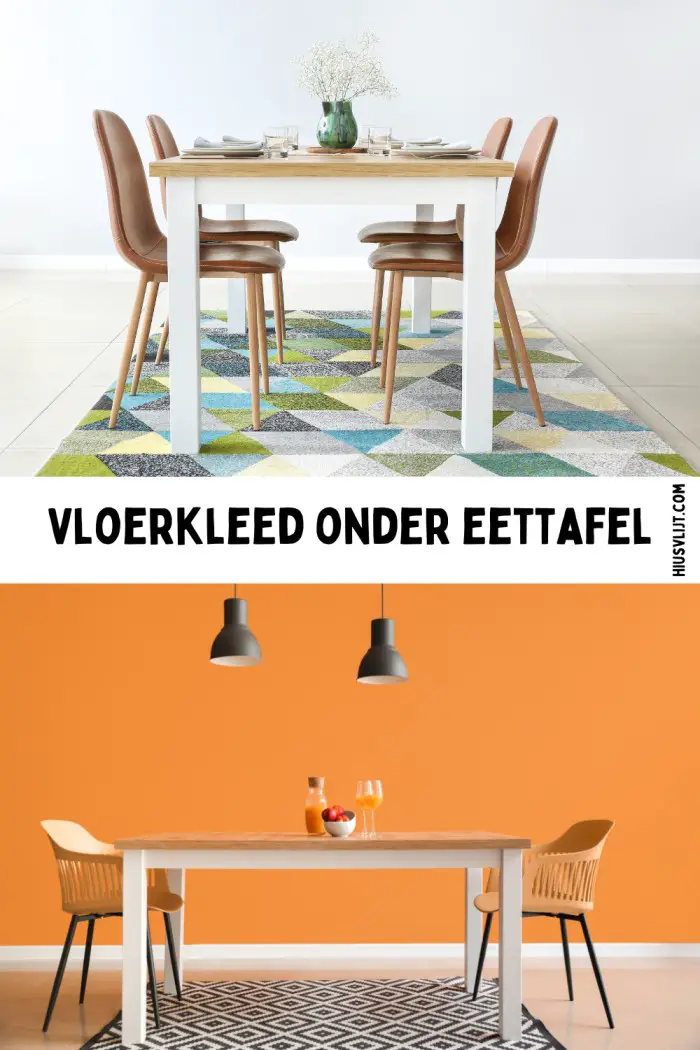 vloerkleed onder eettafel