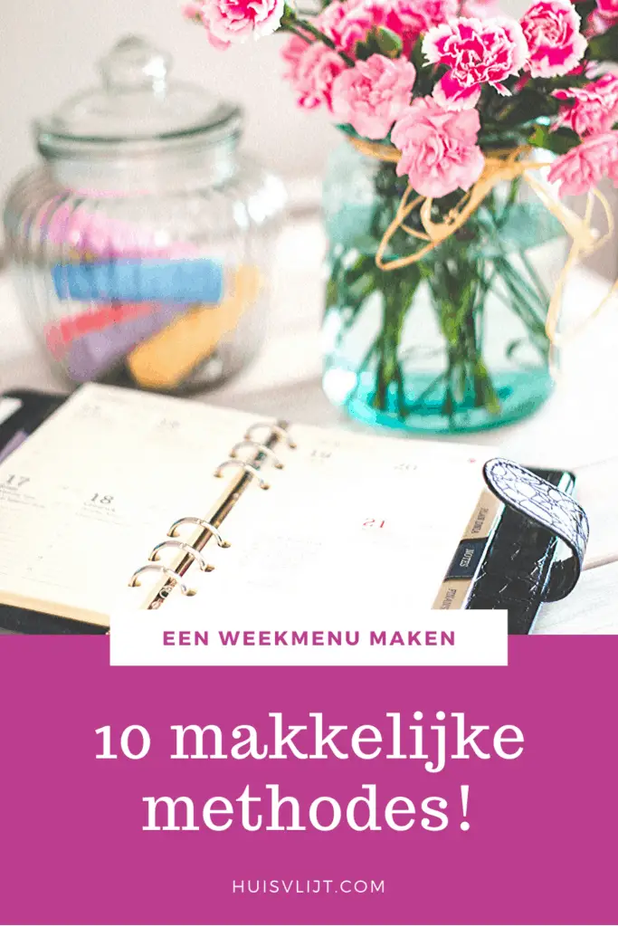 weekmenu maken