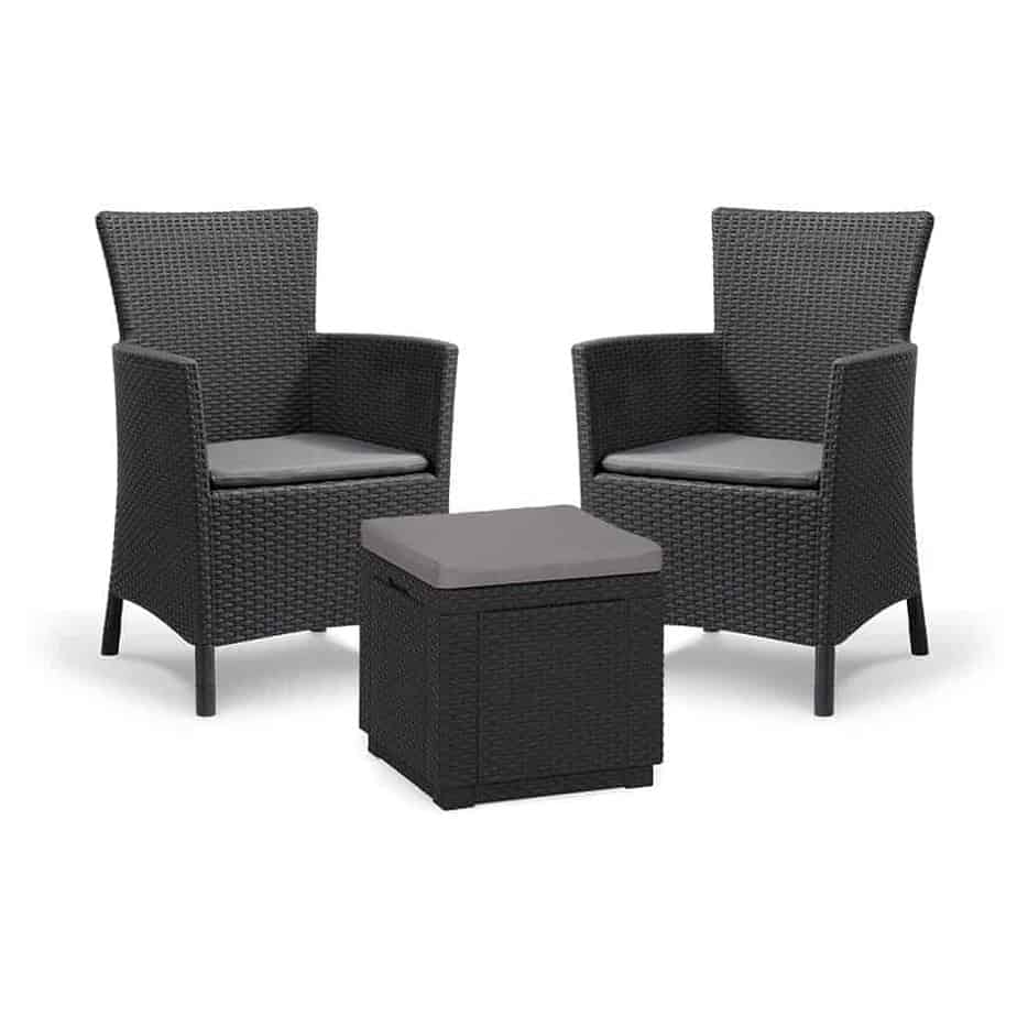 Trends in tuinmeubels: van wit plastic tot steigerhout : ) 4 wicker tuinset