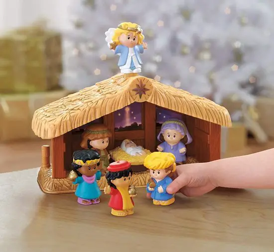 fisher price kerststal