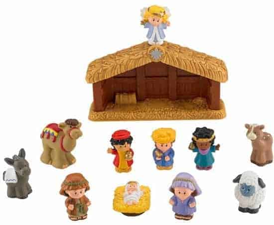 Van porseleinen kerststal naar Fisher Price kerststal 3 kerststal fisher price