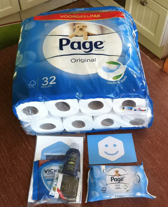 page toiletpapier