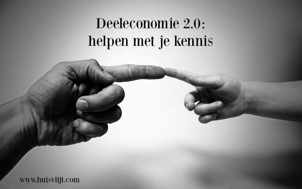 Deeleconomie 2.0: helpen met je kennis