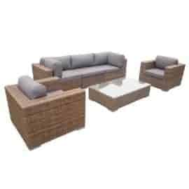 Trends in tuinmeubels: van wit plastic tot steigerhout : ) 5 loungeset