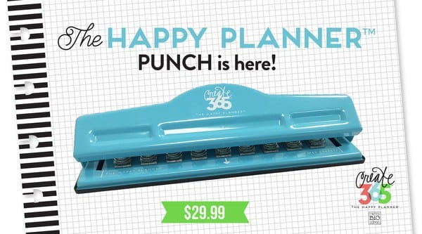 happy planner punch