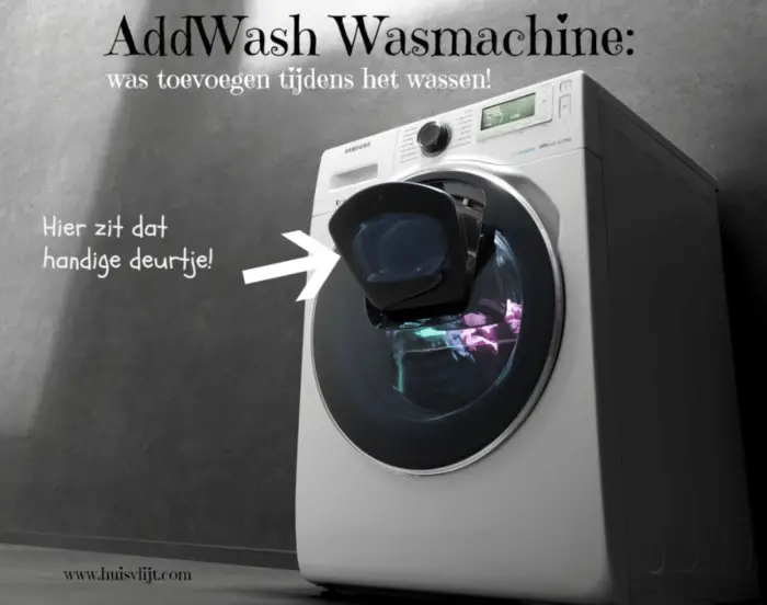 AddWashmachine: nu kun je was toevoegen als hij al draait!