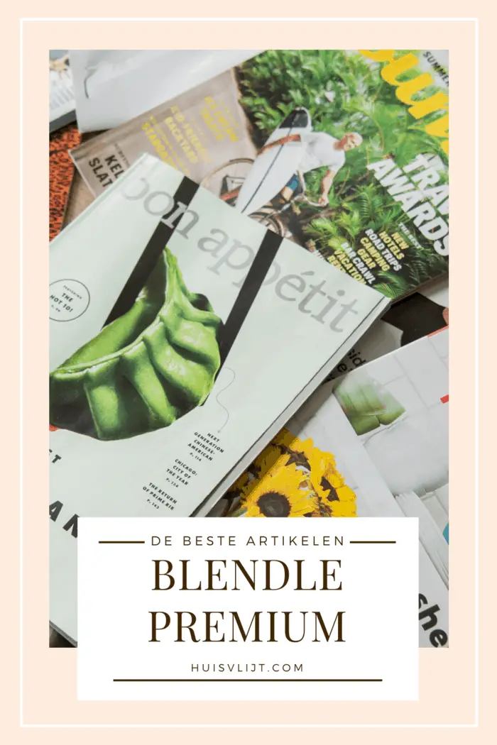 Blendle: 1 maand gratis proberen