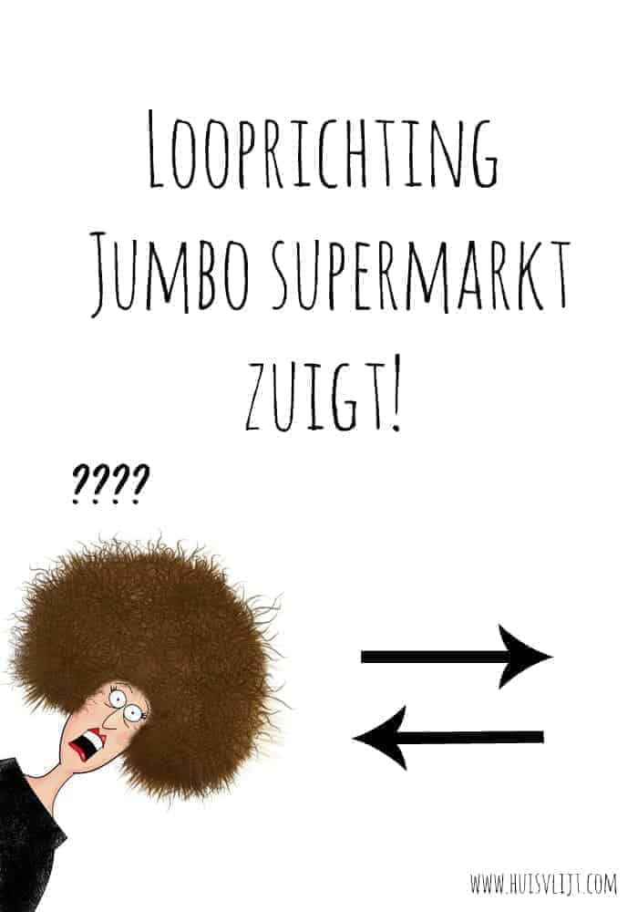 Looprichting Jumbo supermarkt zuigt