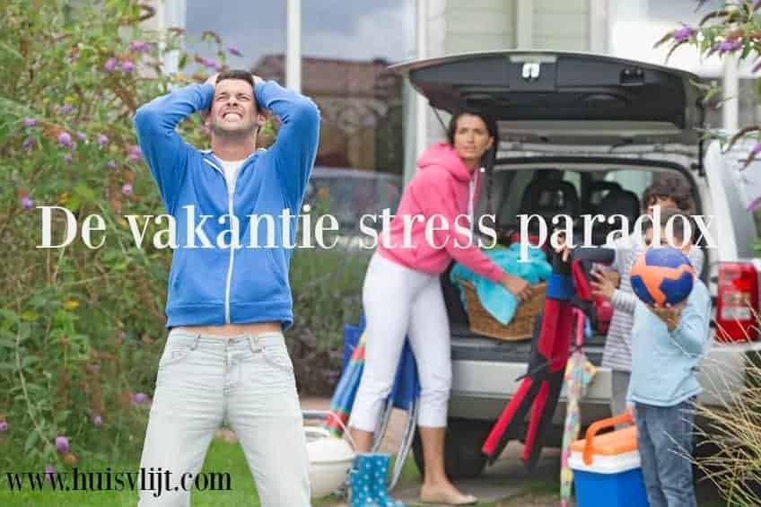 vakantie stress paradox