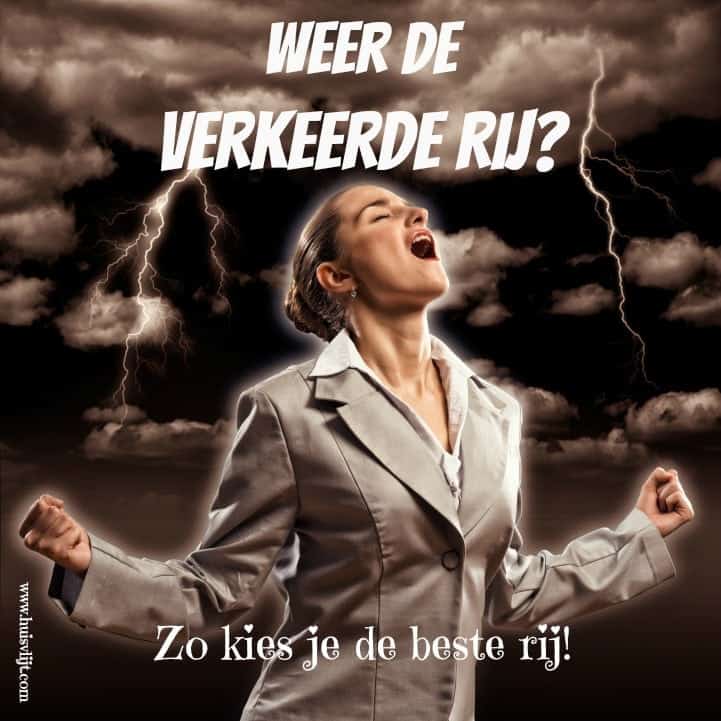 verkeerde rij