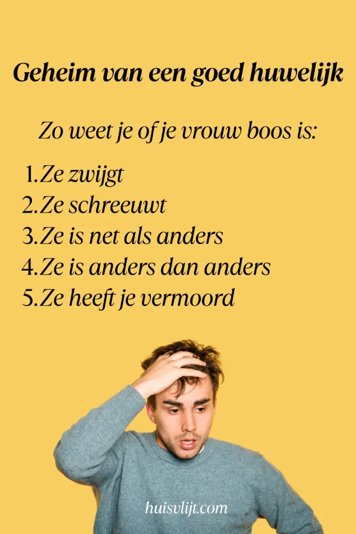 grappige tips voor een goed huwelijk