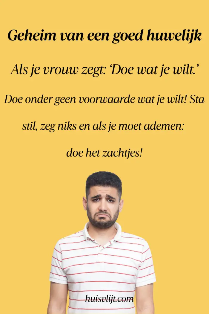 grappige tips voor een goed huwelijk