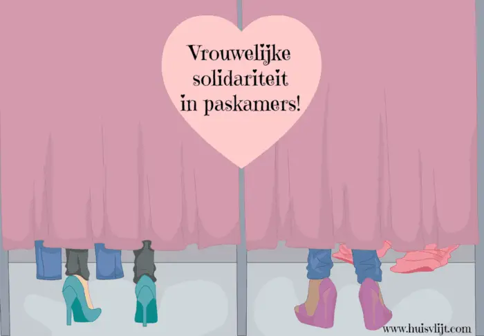 Vrouwelijke solidariteit in paskamers!