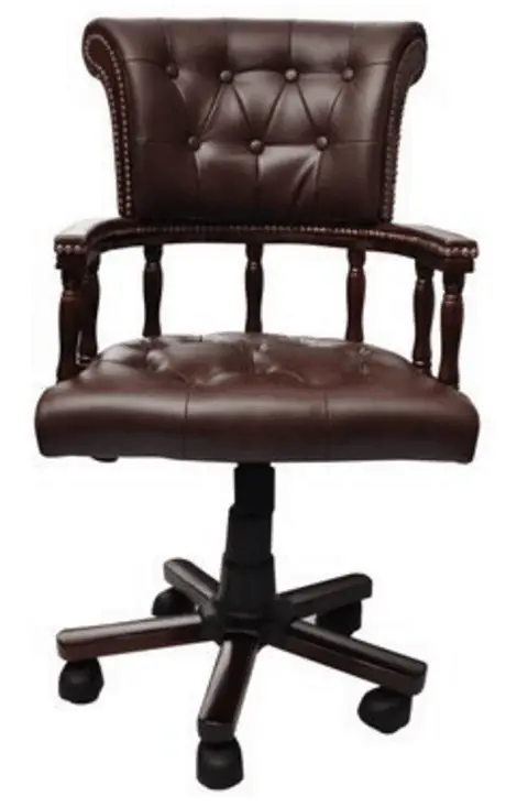 Bureaustoel: heb jij een goede? 3 chesterfield bureaustoel