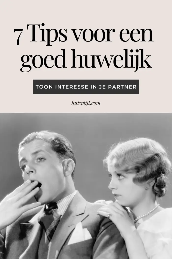 tips voor een goed huwelijk