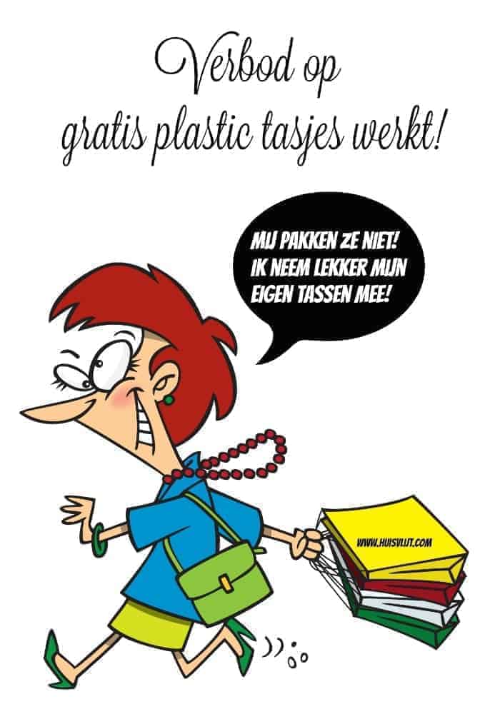 verbod op gratis plastic tasjes