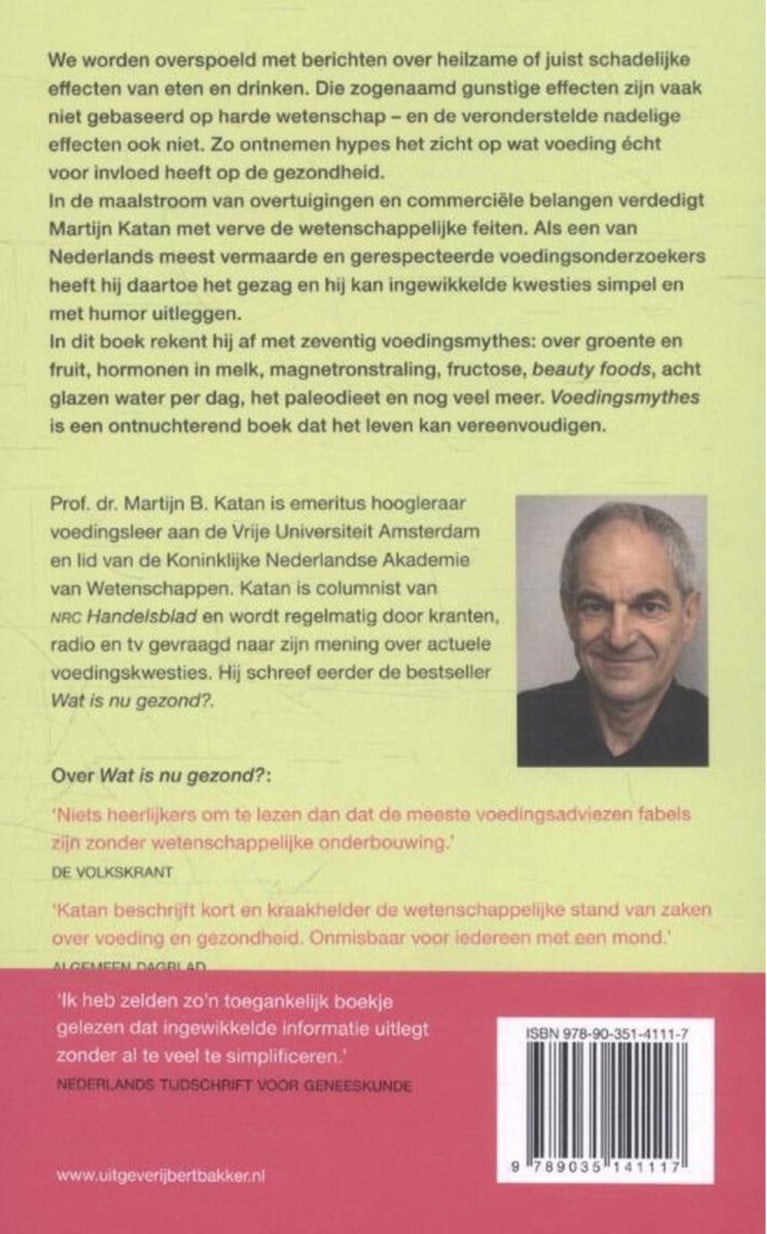 Wat is nou echt gezonde voeding? 70 voedingsmythes doorgeprikt + quiz! 3 katan voedingsmythes