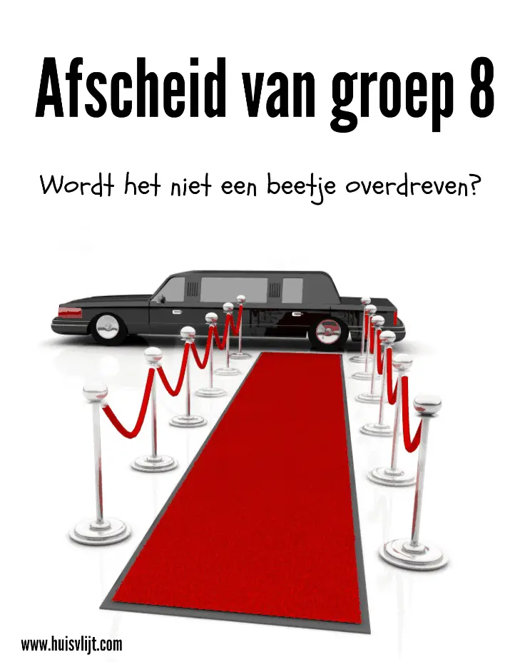 Betere Groep 8 afscheid: hoe ludiek moet het zijn? - Huisvlijt WL-85