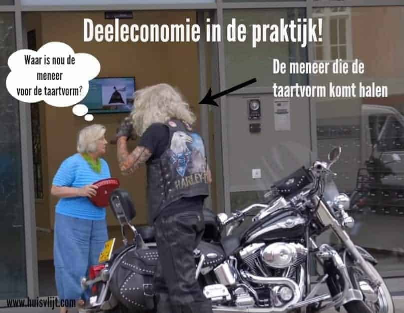 Spullen lenen en uitlenen 1 taartvorm