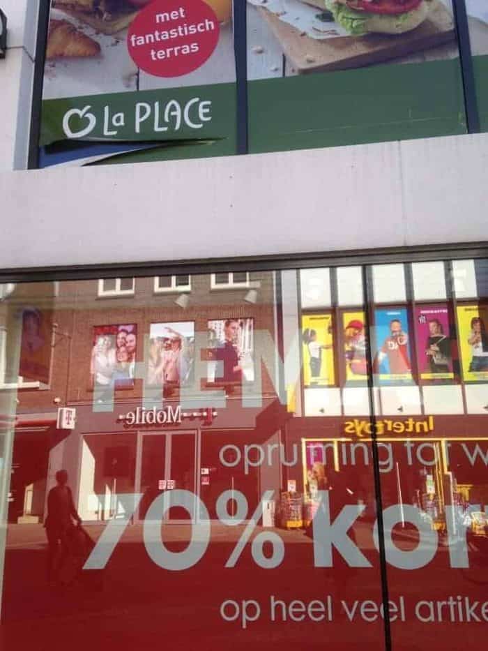 Onze V en D is nu een Hema outlet 1 v en d