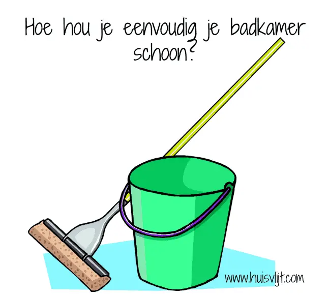 badkamer schoonmaken