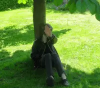 Selfies maken, maar niet op de foto willen