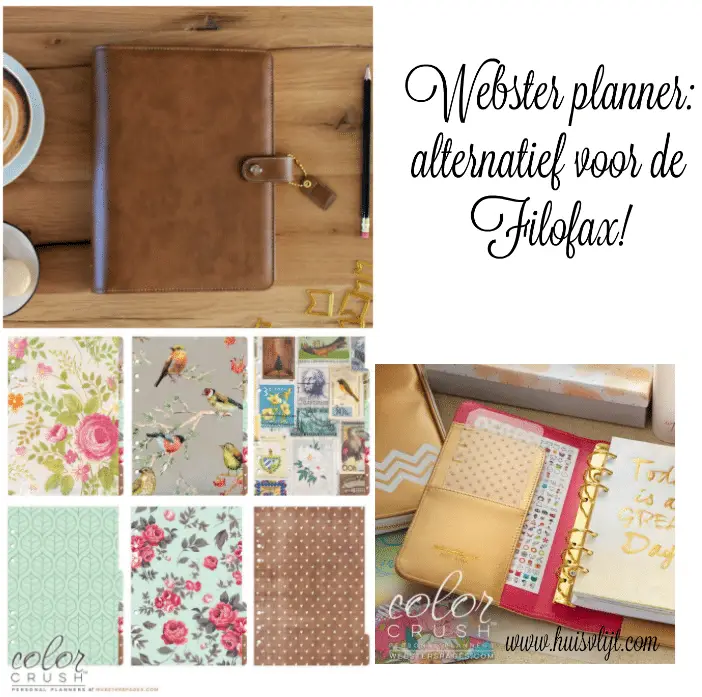 alternatief de Filofax: Webster's planner -