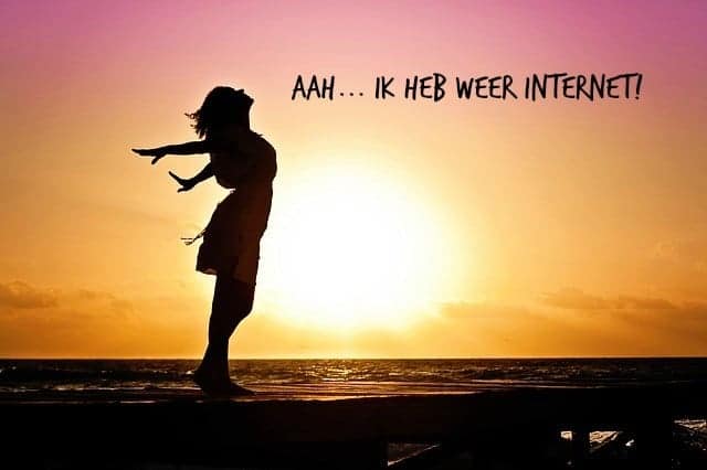 Ik ben weer online : )