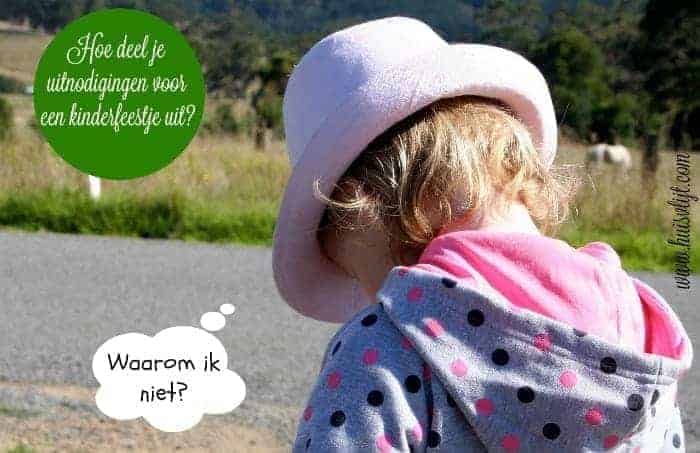 Uitnodiging kinderfeestje