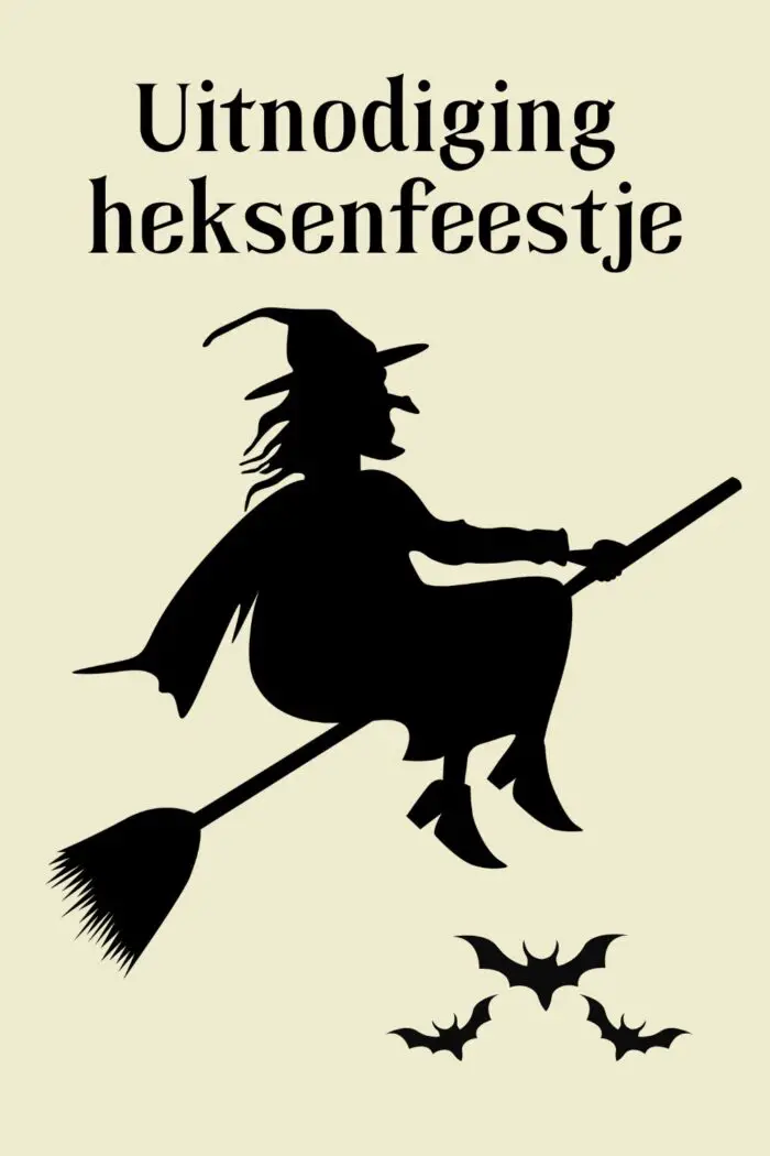 uitnodiging heksenfeestje