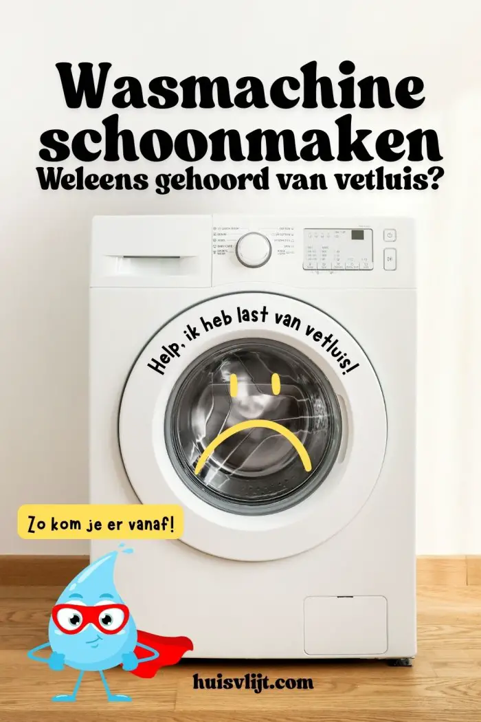 wasmachine schoonmaken