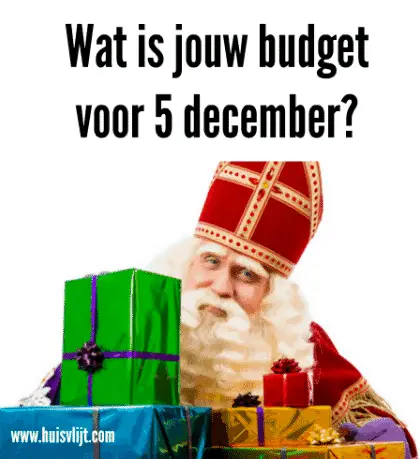 Lootjes trekken, en wat is jouw Sint budget?