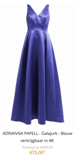 gala jurk
