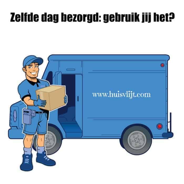 zelfde dag bezorgd