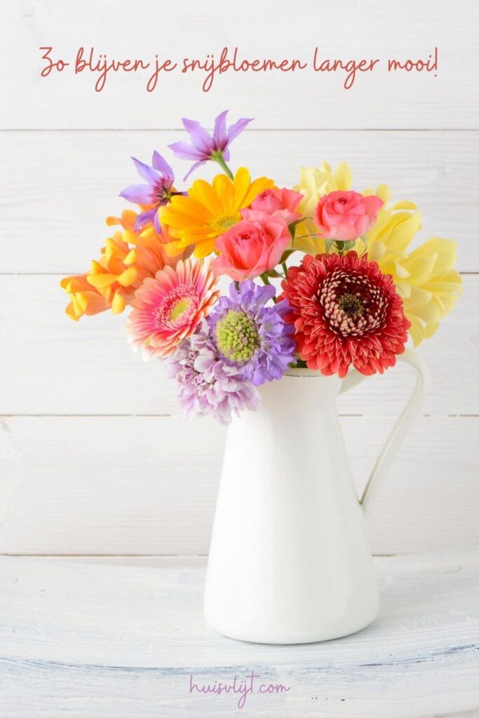 Snijbloemen mooi houden: 8 tips voor langer bloemplezier