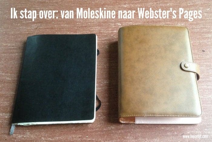 Van Moleskine naar Webster Pages