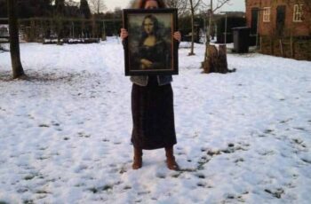 Ik ging naar de Action en ik nam mee… de Mona Lisa!