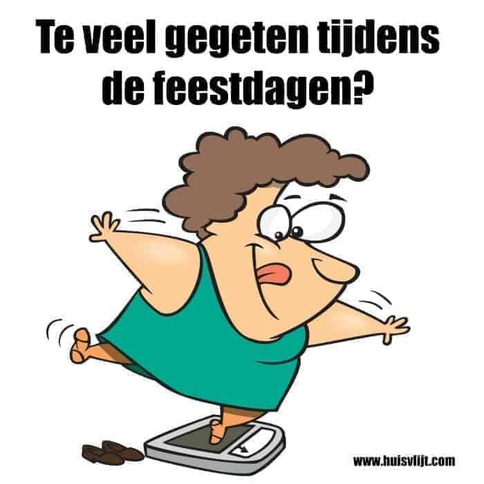Te veel gegeten tijdens de feestdagen?