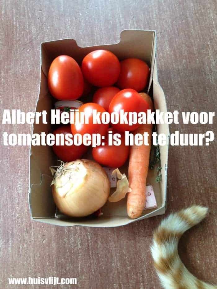 Albert Heijn kookpakket voor tomatensoep: is het te duur?