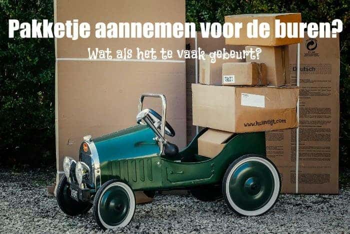 Pakketje aannemen voor de buren?