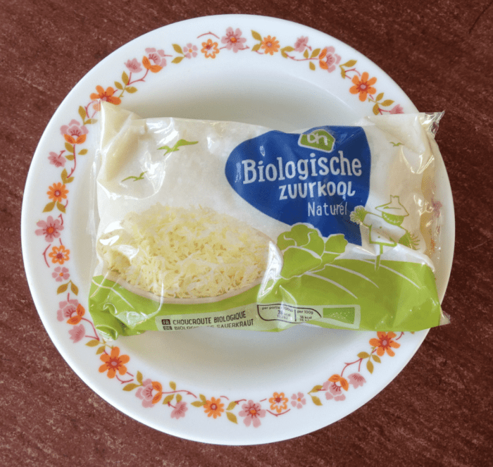 Vandaag eten we… biologische zuurkool!