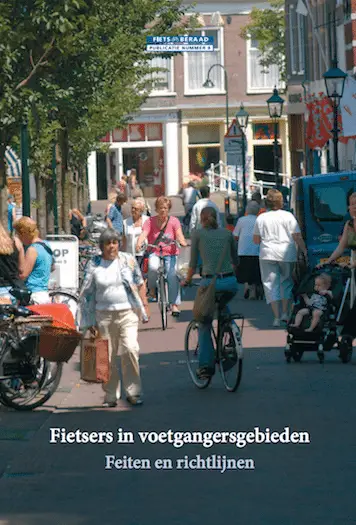 fietsen in voetgangersgebied