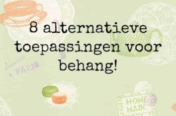 Zo kun je behang óók gebruiken!