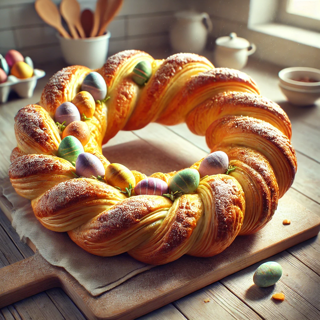 Pasen activiteiten: paasbrunch en meer! 3 paaskrans van bladerdeeg