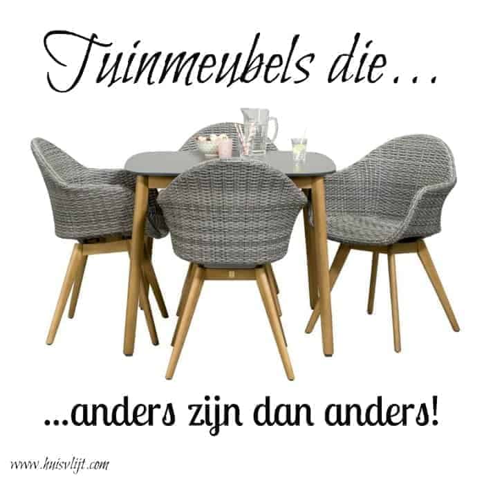 Tuinmeubels die anders dan anders zijn