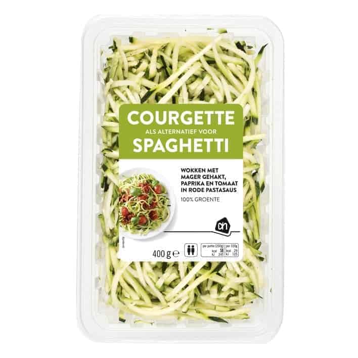 8 Nieuwe gezonde producten 9 courgette spaghetti