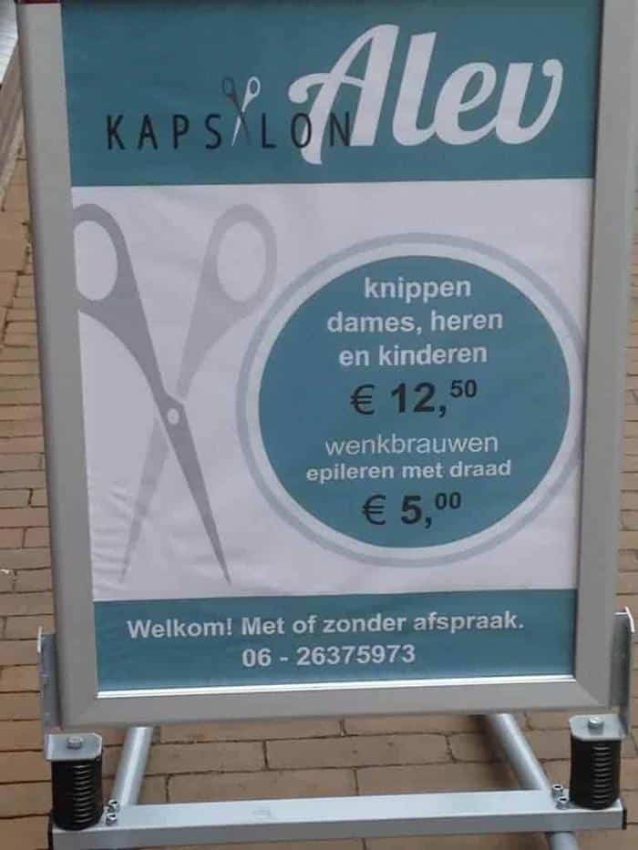 wenkbrauwen epileren me een touwtje