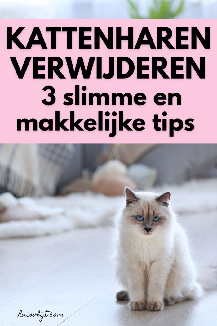 kattenharen verwijderen